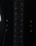 Savage by Boni black couture gown with velvet silk bodice image 5