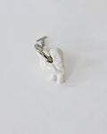 Savage by Boni sculptural bridal accessory with resin heart front view