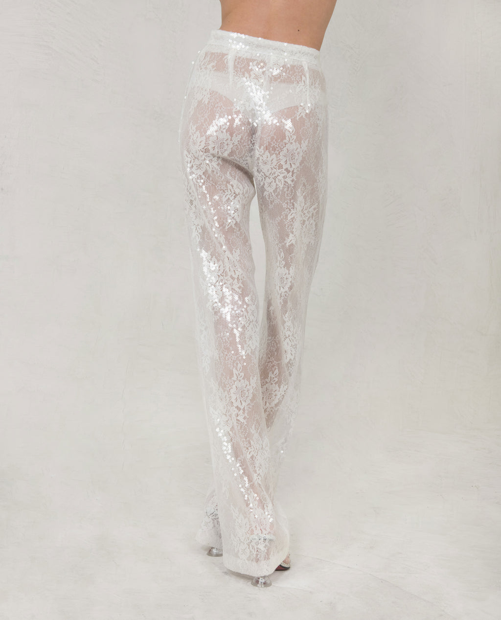 Savage by Boni glass bridal suit with Chantilly texture image 5